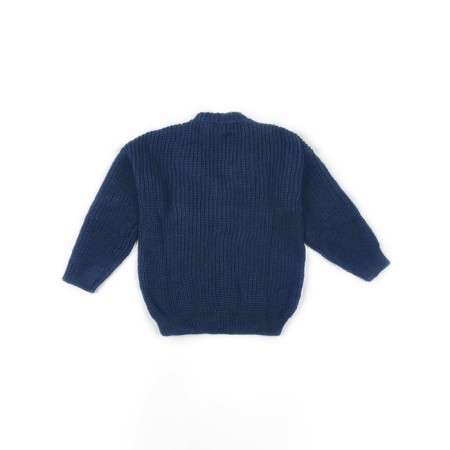 Cardigan Children's Knit, height 134 cm, blue color-10