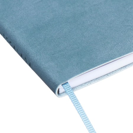 The weekly dated 2025, Escalada, 175 x 95 mm, soft cover with artificial leather, 64 sheets, pancake embossing, block 70, blue-3
