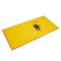 A4, 75 mm, Lamark, PVC, double-sided coating, metal edging, pocket for a spine, collected, pink/yellow