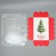 Gift box with PVC Cozy New Year!, Christmas tree, 20 x 30 x 8 cm, New Year