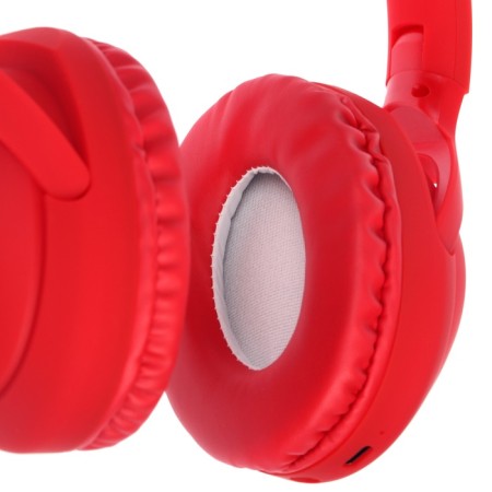 MZ300 headphones, wireless, full -size, microphone, BT 5.3, 400 mAh, red-4