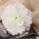Artificial flowers "Sonata gloxinies" D-11 cm H-20 cm, white
