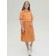 Skirt for girls, height 128 cm, orange color