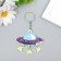PVC keychain "UFO" 5.2x6.2 cm