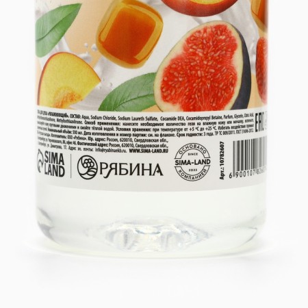 Shower gel Russian benefit, 500 ml, fruit and caramel-6