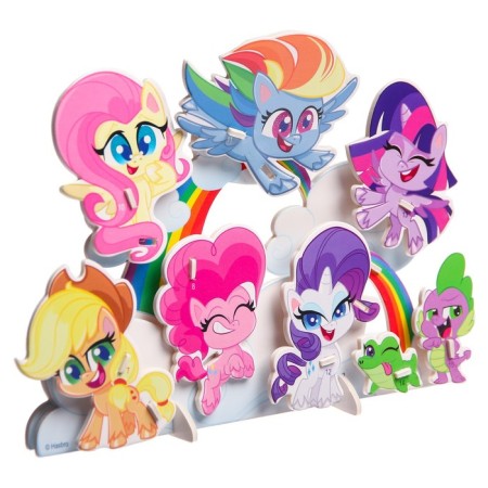 3D designer from the foam cardboard “Friendship is a miracle”, 1 sheet, my little pony-5