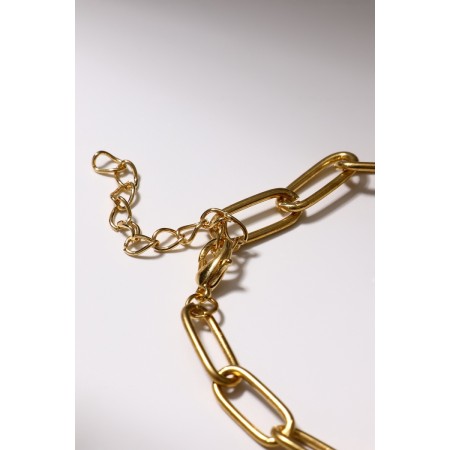Bracelet "Arbuzik" pearls, colored in gold, l = 16 cm-3