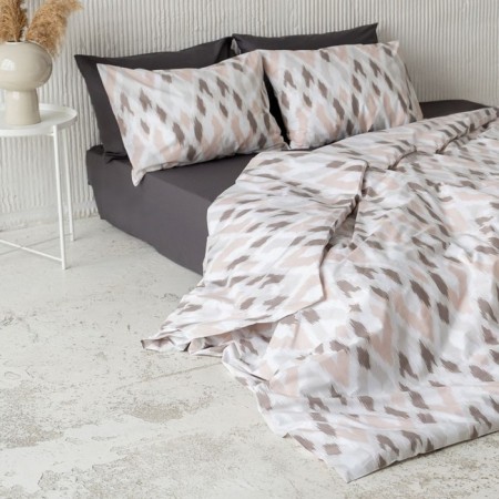 Set of pillowcases "Solo", size 50x70 cm, beige color, 2 pcs-2