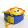 Children's backpack on the zipper "chosen", the color is blue/yellow