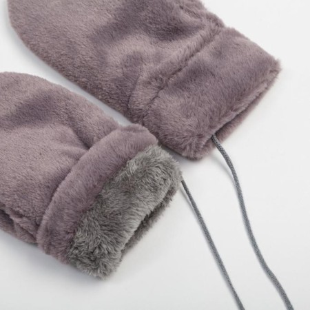 Women's mittens minku "Tender", rr 22cm, col. grey-2