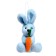 Soft toy "Rabbit", on the suspension, the colors of mix