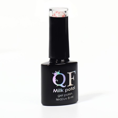 Gel nail polish, Milk Potal, 3 phase, 8ml, LED/UV, white/red color (12)-8