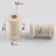 A set of wooden coils without a coating, 15 pcs, d = 1.5 × 2.3 cm