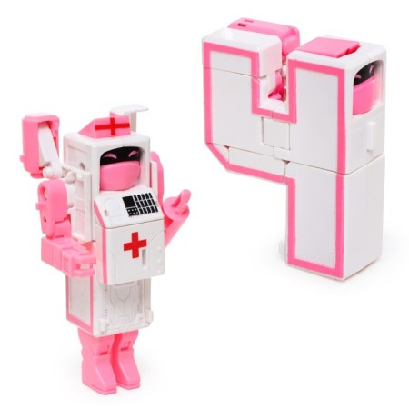 Set of robots "alphabet", transformed, 7 pieces, gather in 1 robot-7