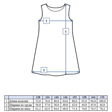 Dress for girls, height 140 cm-6