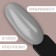 Delicate nude nail polish gel, 3 phase, 8 ml, LED/UV, gray color (15)