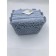 A set of napkins "Aglaya", size 30x30 cm - 6 pcs, blue color