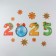Набор для оформления Нового года "2025", 10 предм., 16 х 21 см