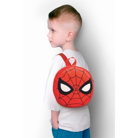 Baby plug backpack, 18.5 cm x 5 cm x 18.5 cm "Spider-Men", Spider-Man-4