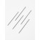 Embroidery needles, set 6 pcs., D = 0.95