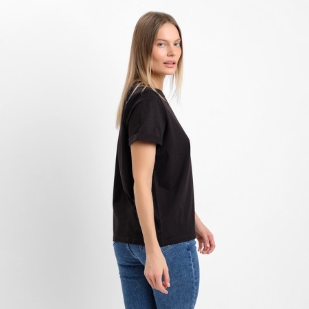 T-shirt female, black color, size 44-46 (l)-4