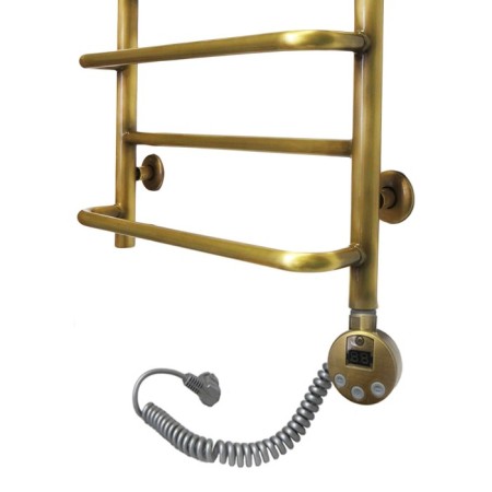 Domoterm electric heated towel rail "Orpheus", 500 x 700 mm, 5 crossbars, right, bronze-2