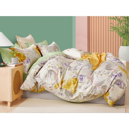 Bed linen 2 joint venture satin de luxe, size 230x240 cm, 180x210 cm, 50x70 cm - 2 pcs