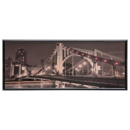 Picture "Bridge in Lights" 35x90 (39x93) cm
