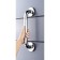 Bath handrail with an anti -slip surface of chrome 30 cm