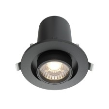 The built-in lamp Technical DL045-01-10W4K-B, 10W, 9.5x9.5x9.8 cm, LED, 840LM, 4000K, black color black