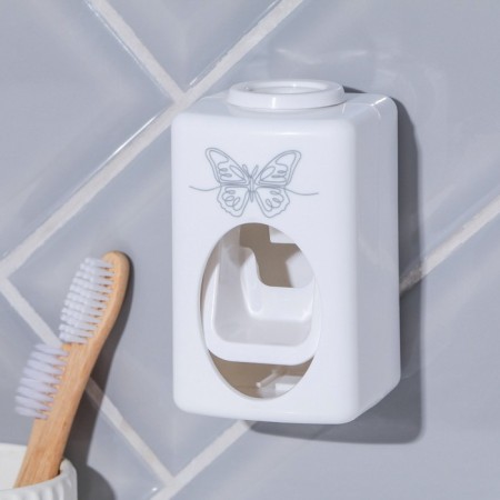 Mechanical “butterfly” toothpaste dispenser, 9.5 x 5.8 cm.-1