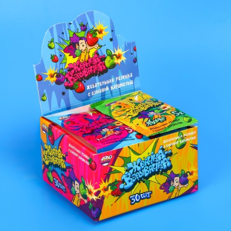 Chewing gum with explosive caramel "Zhvachka-Voznate", 5g