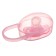 Nipple - orthodontic dummy with container, +3 months, pink color