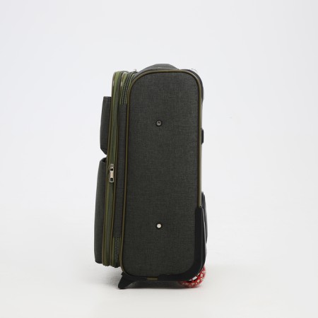 Small suitcase 20 "on lightning, code castle, with extension, khaki color-2