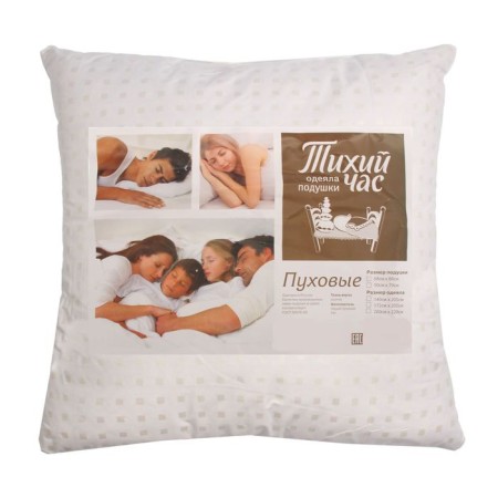Pillow High quiet hour down, size 68x68 cm, tick-2