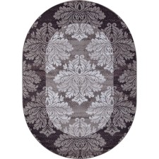 Oval carpet Merinos Silver, size 150x300 cm, color Gray-Purple