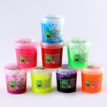 Slime with balls, container 140 gr., Assorted-9