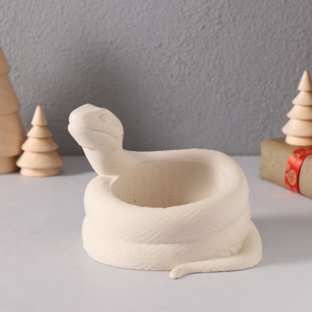Harvesting souvenir from gypsum "snake" twisted 8*10*6 cm
