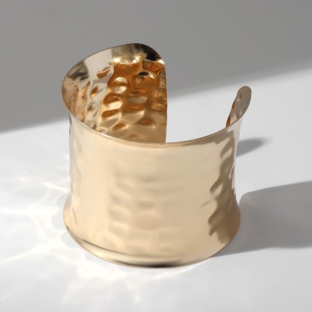 Bracelet "Cuff" bent, color gold-1