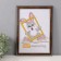 Photo frame Plastic "Office 2" 21x30 cm, Karelian birch