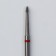 Clamp for manicure, safe, 4 faces, 1.2 × 2.5 mm, in a plastic case