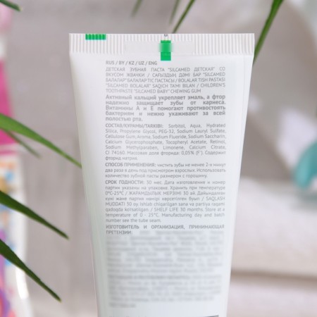 Silcamed children's paste with chewing gum-1