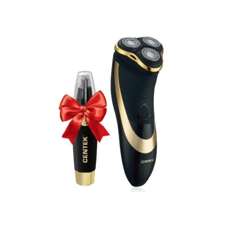 Electric blower Centek CT-2160, 3 W, rotor, 3 floating heads, trimmer, black and gold-1