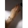 Bracelet "sky", white color in silver, l = 16 cm
