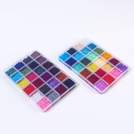 Set for creating jewelry, 48 colors, fishing line, accessories, charm-10