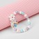 Bracelet Children's "Choselka" unicorn-prince with a flower, color
