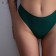Cowards female brazilians, dark green color, l-xl size