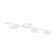 Freya FR5363CL-03W TACTIC, 590x125x60 mm ceiling lamp, GX53, 3x24W, white color