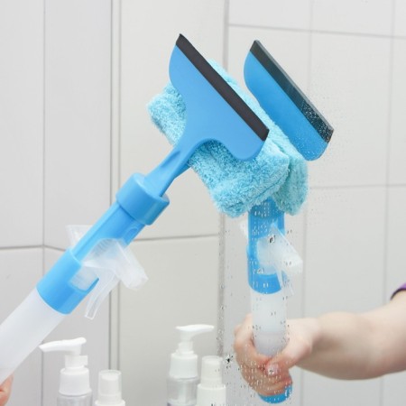 Workshop with a spray and a water supply of the share, a microfiber nozzle, 42 × 14 × 5 cm, blue color-8