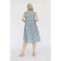 Viscose dress with a belt, size 42